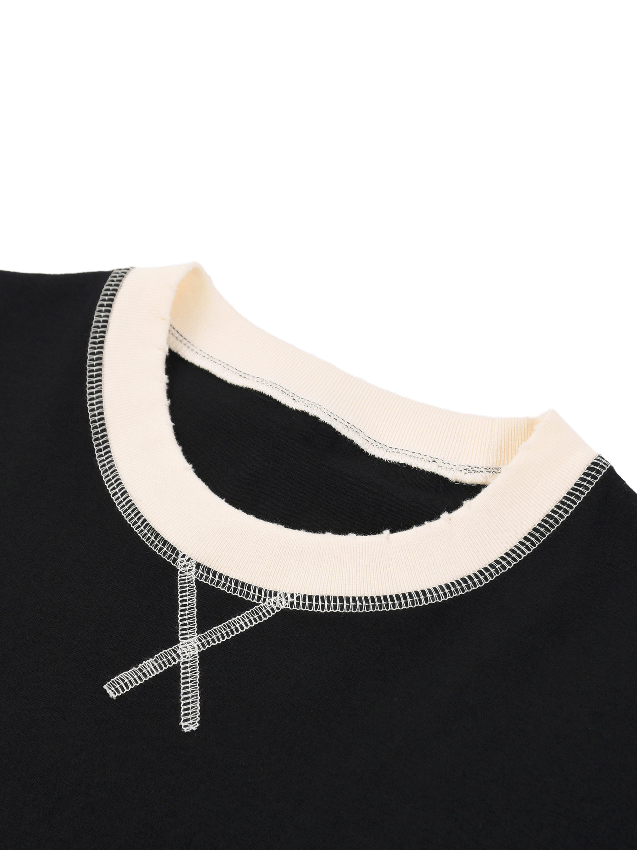 Contrast-Stitched Tee